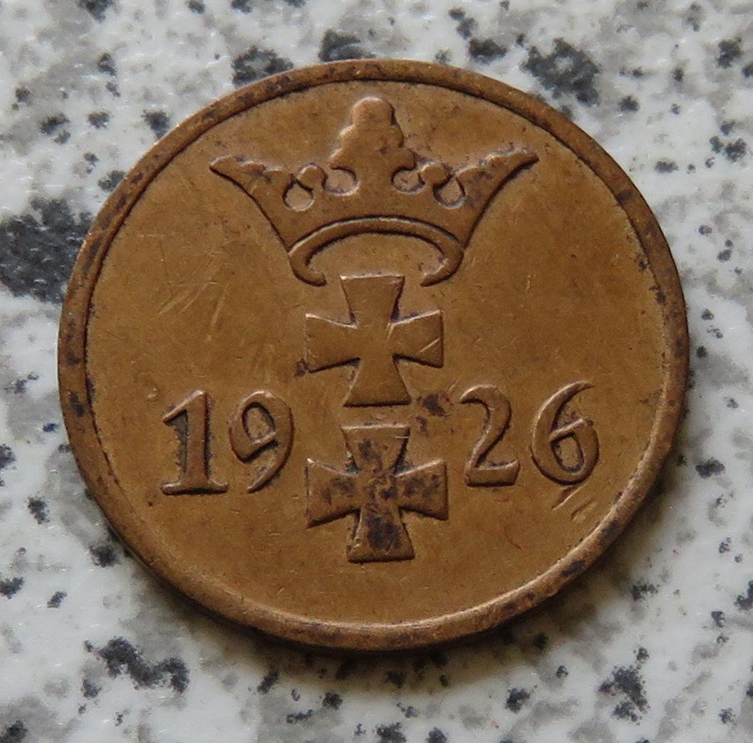  Danzig 1 Pfennig 1926   