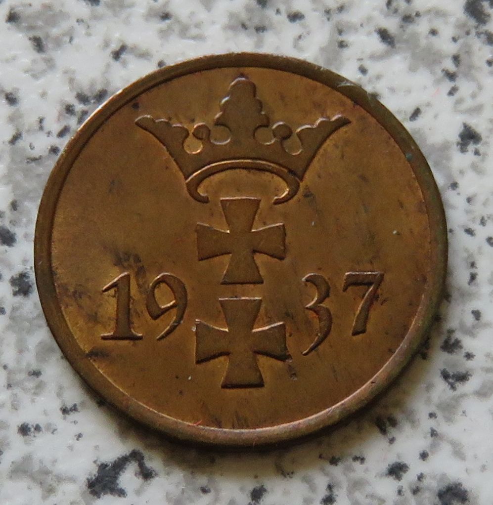  Danzig 1 Pfennig 1937   