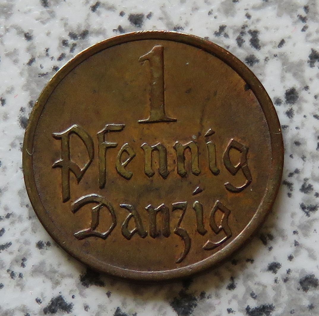  Danzig 1 Pfennig 1937   