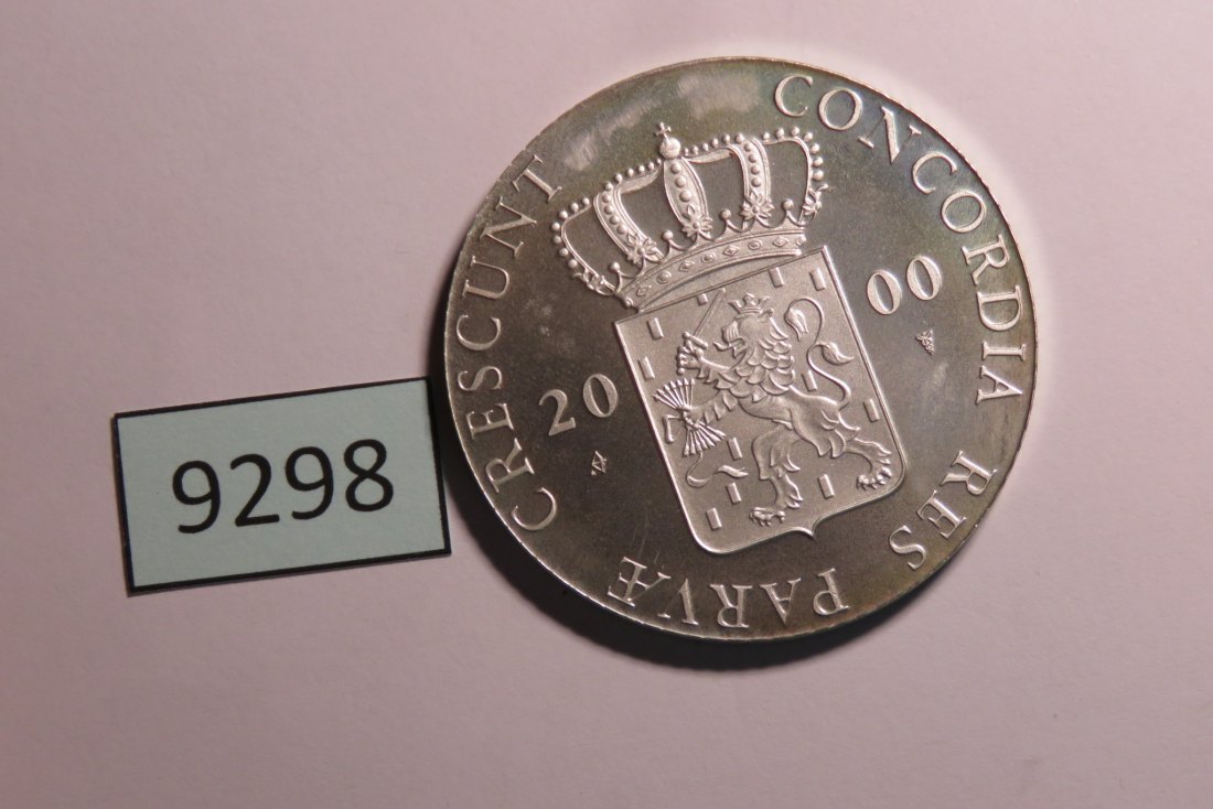  9298 Niederlande   2000 - silver Dukat -  Overijssel -  28,25 g Silber 0.873   