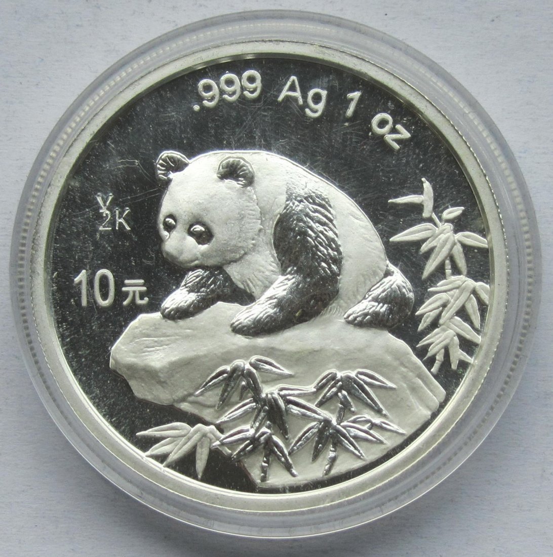  China: Silberunze Panda 1999   