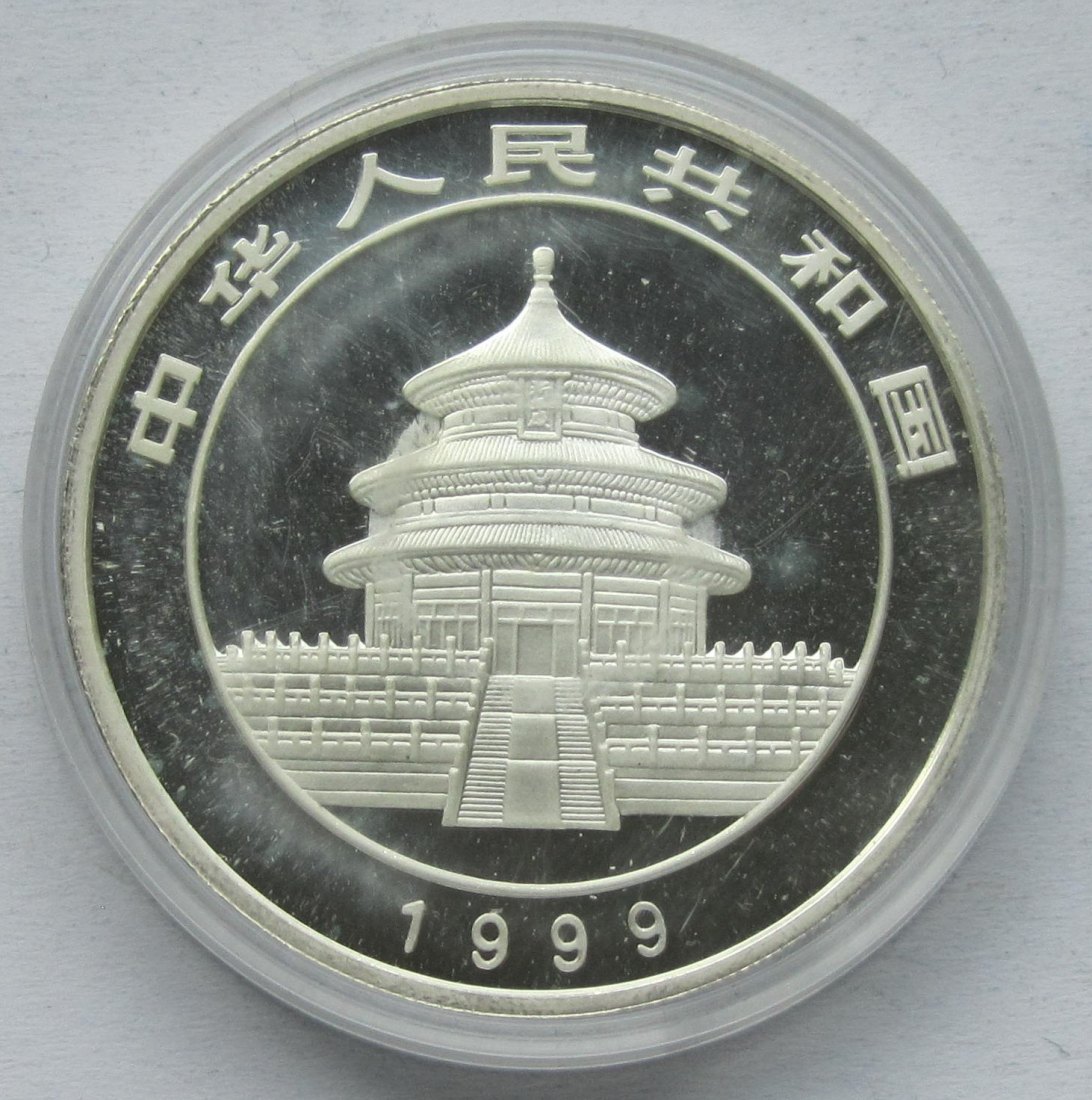  China: Silberunze Panda 1999   