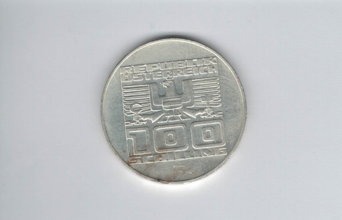  100 Schilling 1978 1100 Jahre Villach/Kärnten silber Österreich 2. Republik (01914/19)   