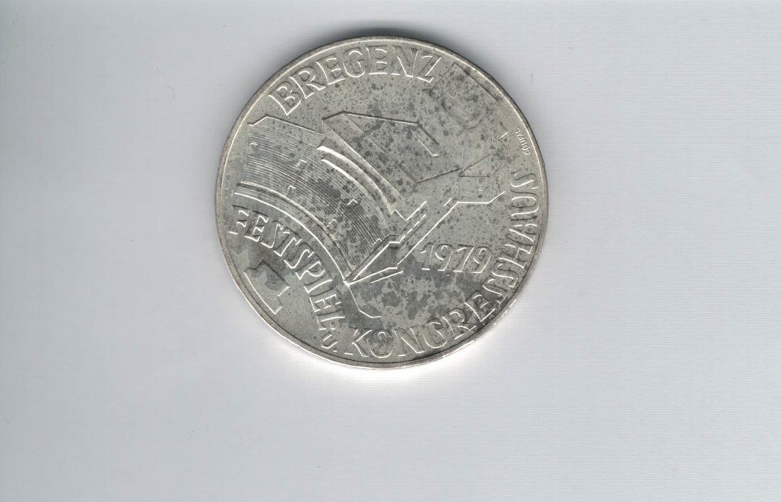  100 Schilling 1979 Festspiel Bregenz silber Österreich 2.Rep (01914/24)   