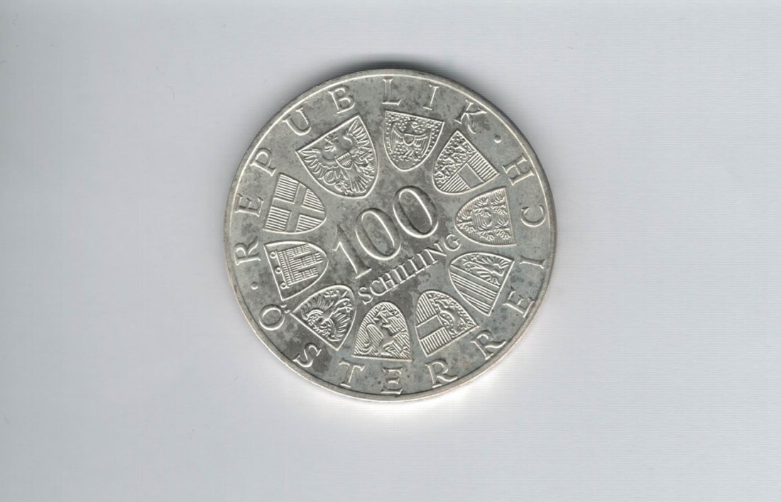  100 Schilling 1979 Festspiel Bregenz silber Österreich 2.Rep (01914/24)   