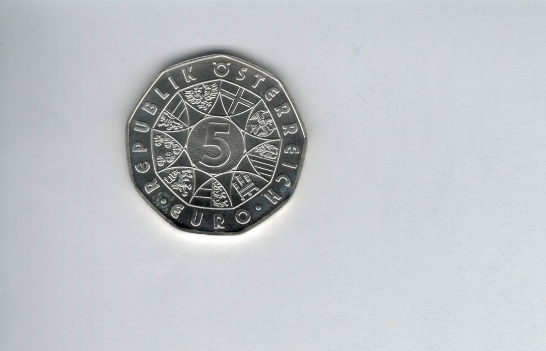  5 Euro 2007 Mariazell silber 8g Österreich Spittalgold9800 (04974/10)   