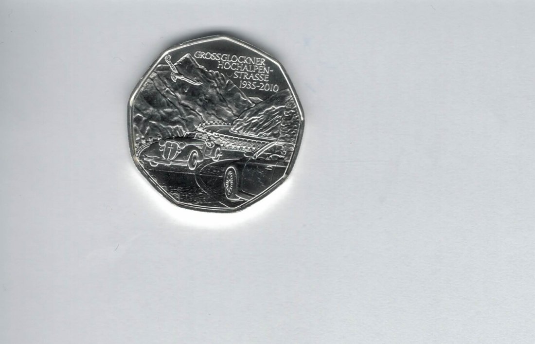  5 Euro 2010 Großglockner Hochalpenstraße Österreich silber Spittalgold9800 (4974/18   