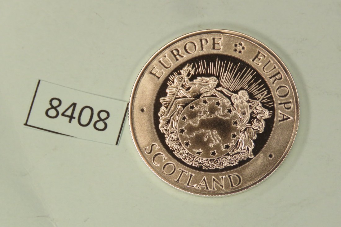  8408 SCOTLAND 1992 - 25 ECU - Einhorn - 24,12 g Silber 0.925   