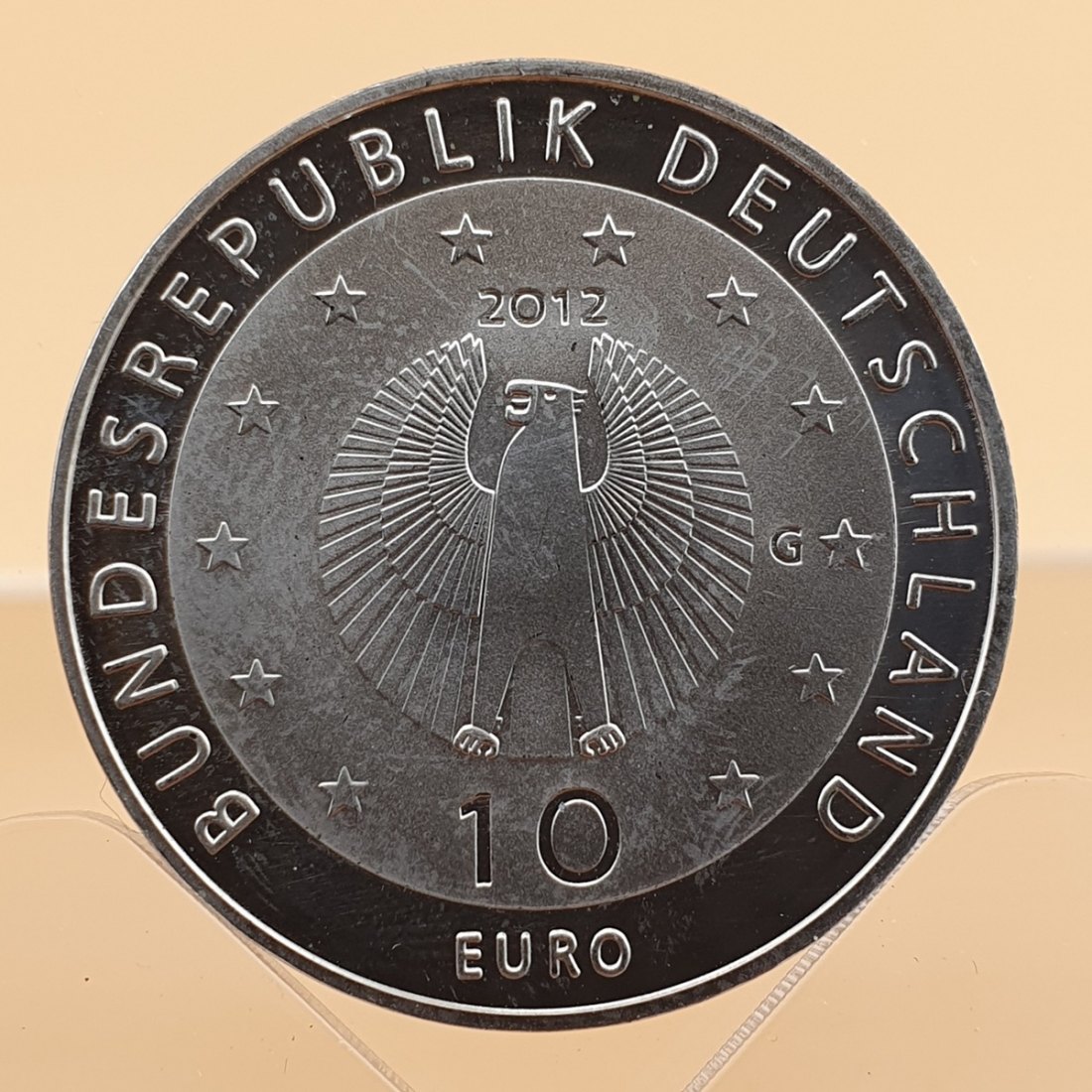  BRD 10 Euro 2012 G 50 Jahre Welthungerhilfe Kupfer Nickel Münze   