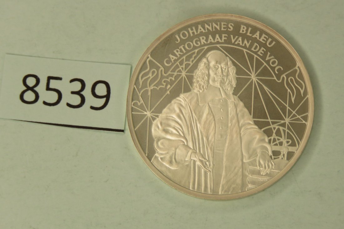  8539 Ver. Ostindien Comp. 1996 - 3 Daalders - Johan Blaeu -  11,5 g Silber 0.925   