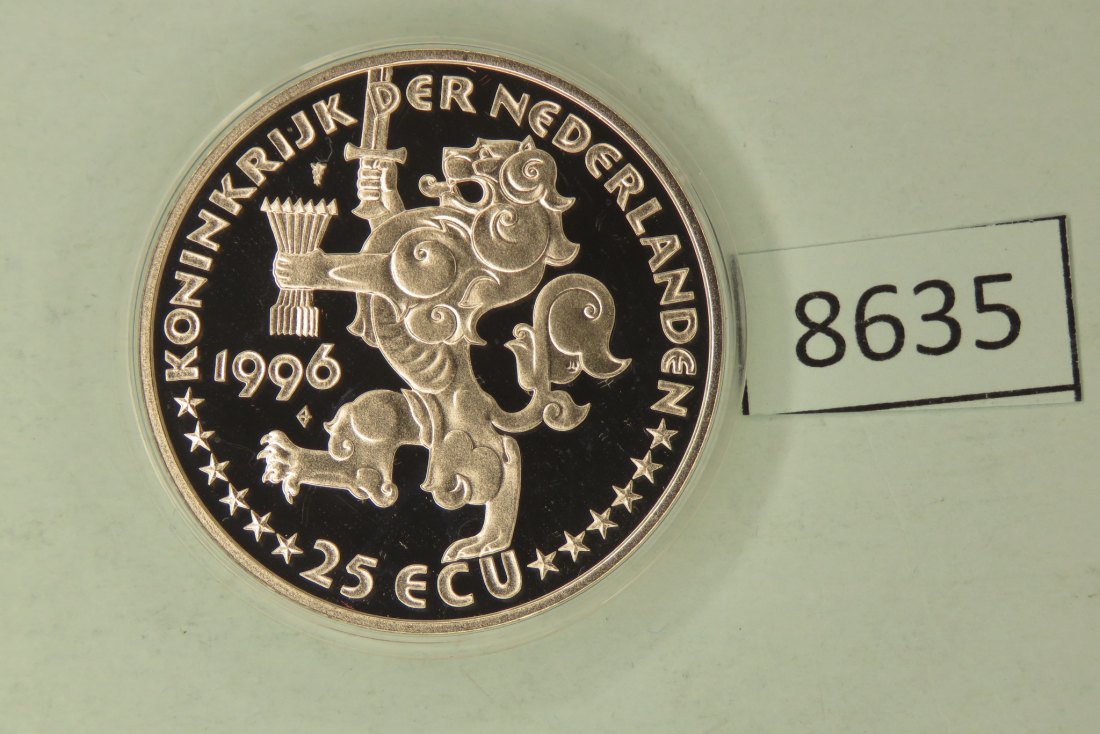  8635 Niederlande 1996 - 25 ECU - Joh. Vermeer - 25 g Silber 0.925   