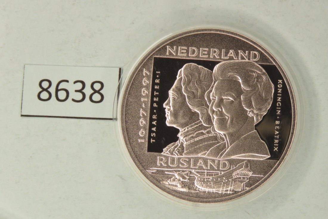  8638 Niederlande 1997 - 25 ECU - Rusland - 25 g Silber 0.925   