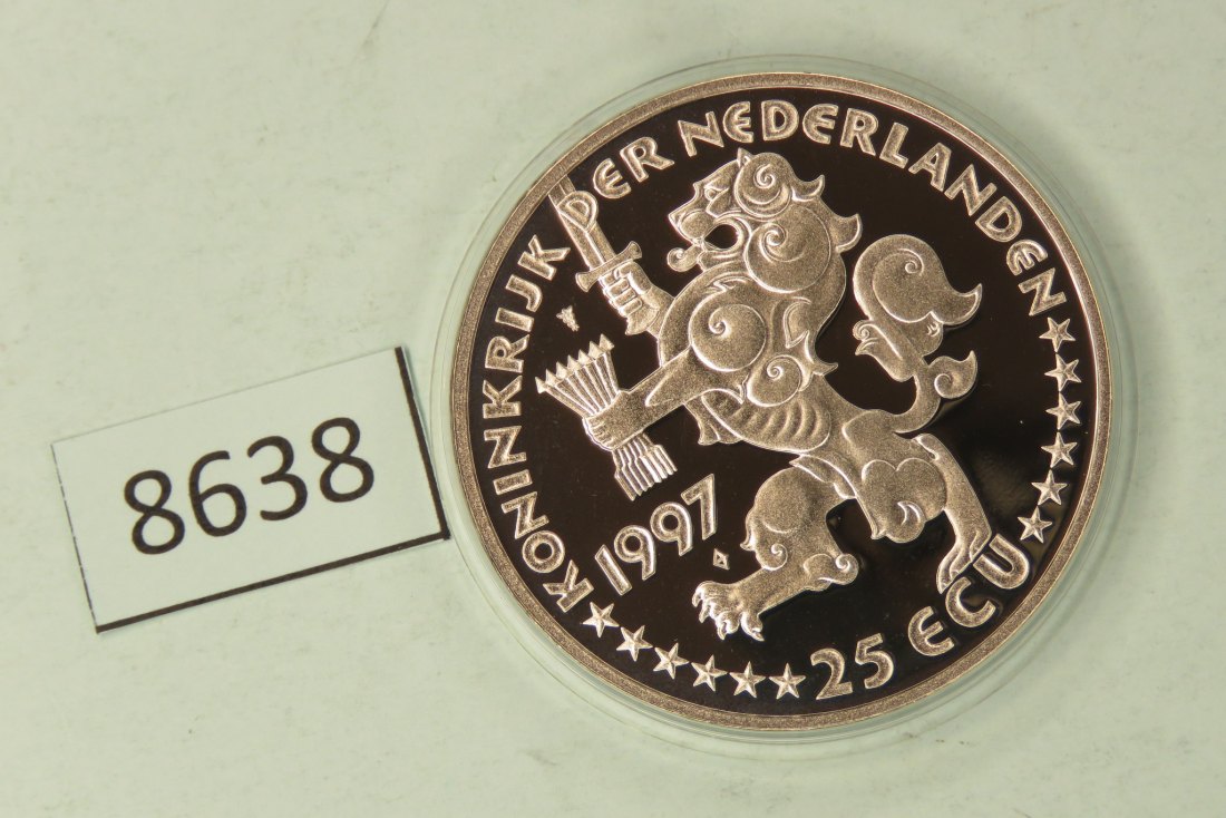  8638 Niederlande 1997 - 25 ECU - Rusland - 25 g Silber 0.925   