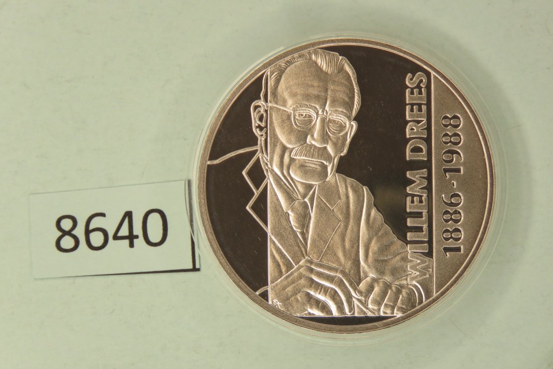  8640 Niederlande 1998 - 25 ECU - Willem Drees - 25 g Silber 0.925   