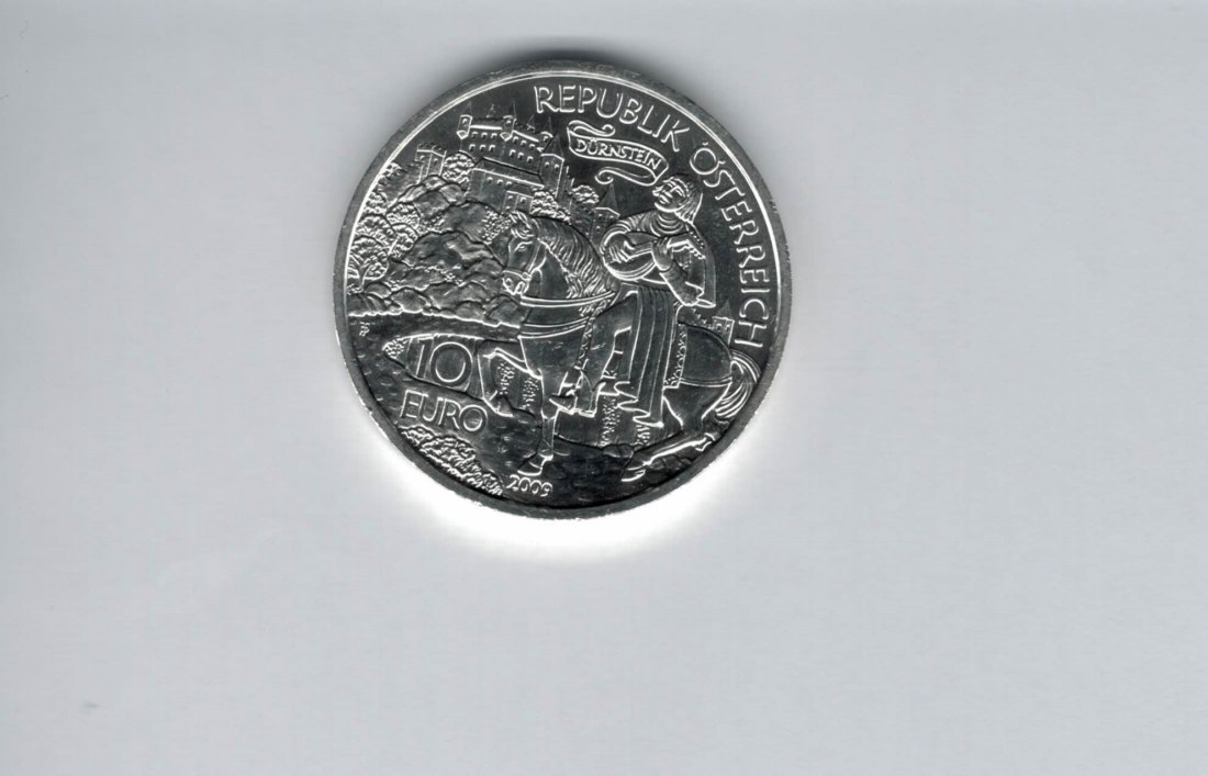  10 Euro 2009 Dürnstein Richard Löwenherz silber 925/16g Österreich Spittalgold9800 (4971/16   