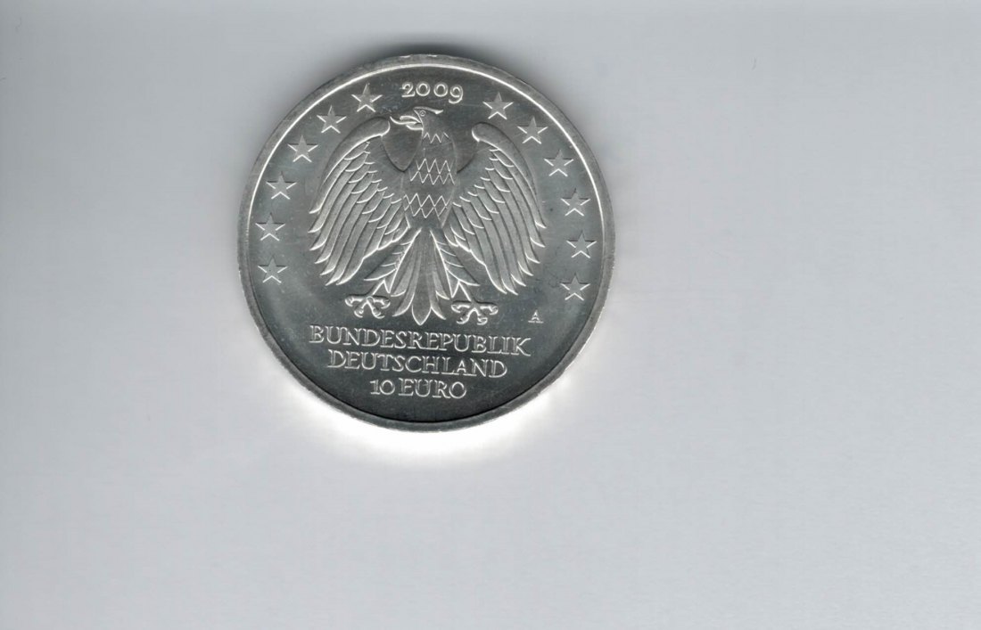  10 Euro 2009 A Universität Leipzig silber 925/18g Deutschland Spittalgold9800 (1975/4   