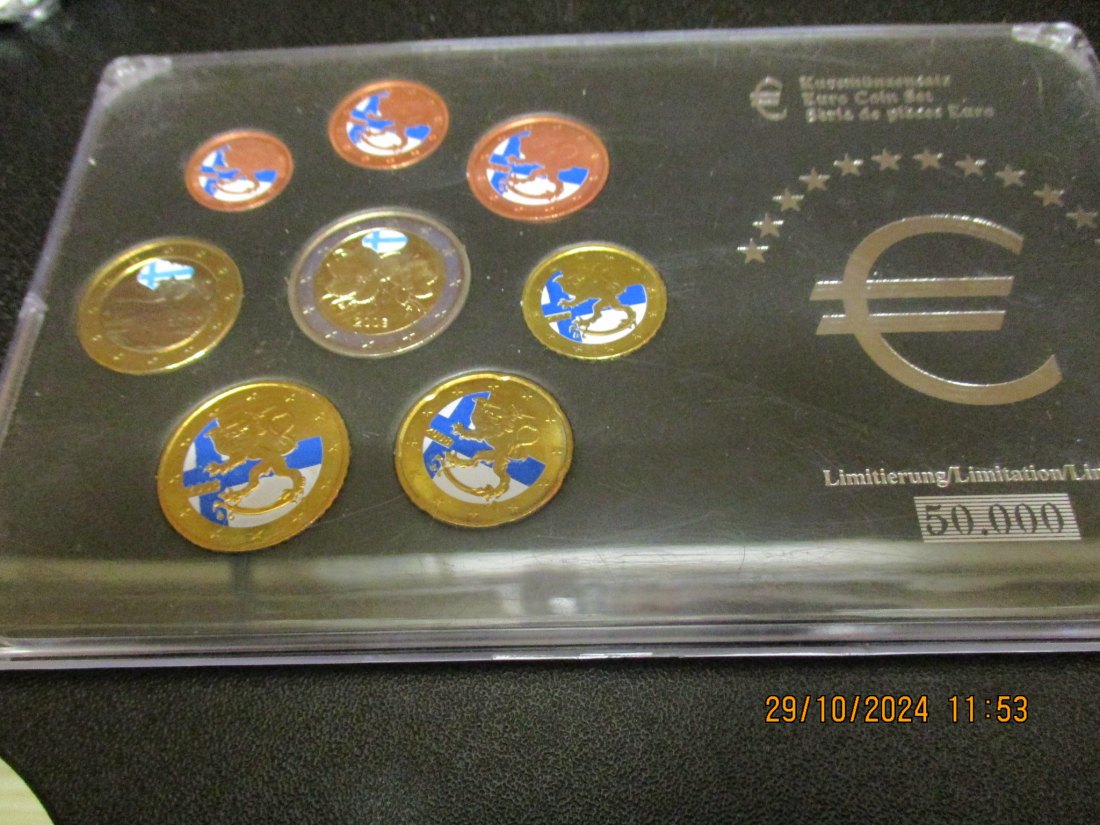  Finnland Krusmünzensatz Euro Coin Set   