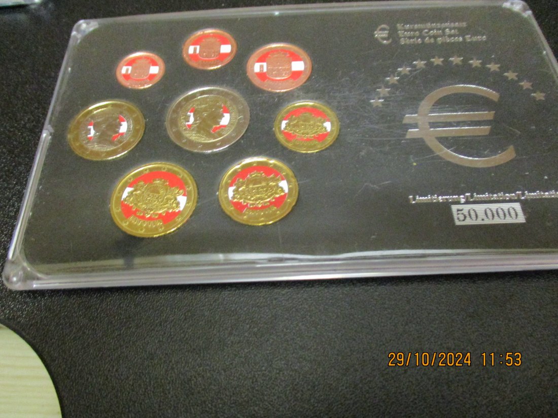  Lettland Krusmünzensatz Euro Coin Set   