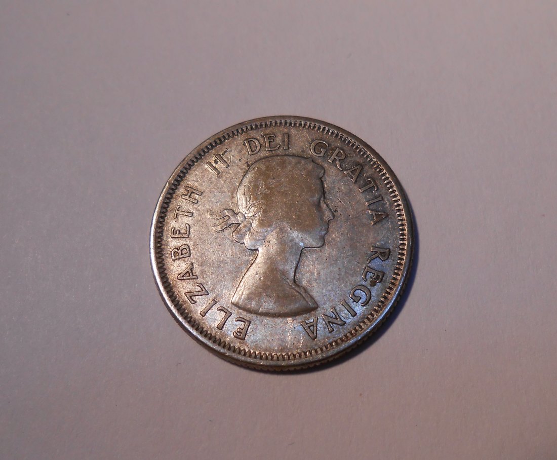  Kanada Silber 25 Cent 1960 (Silber 800)   