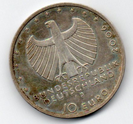  10 Euro Deutschland 2006 F(650 Jahre Hanse)   