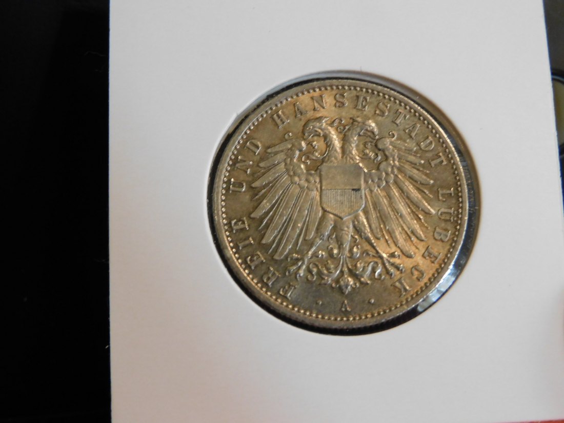  GERMANY 2 MARK 1904 LUBECK.GRADE-PLEASE SEE PHOTOS.   