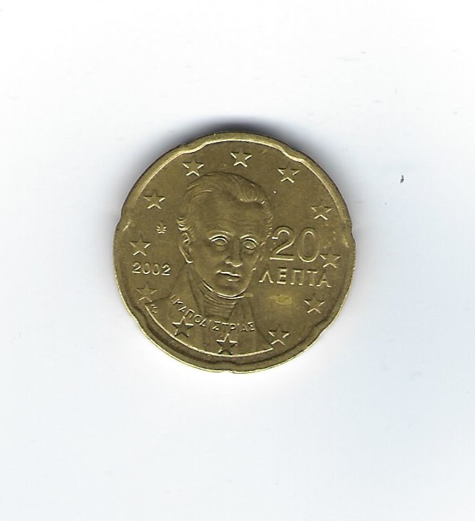  Griechenland 20 Cent 2002 E   