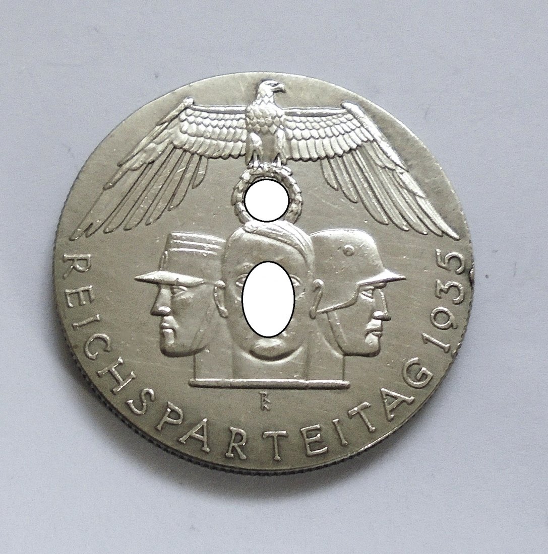  Medaille Drittes Reich: Reichsparteitag 10.-16. September 1935   