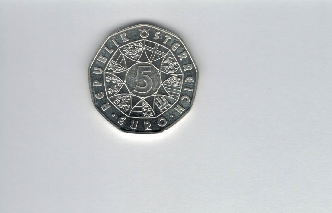  5 Euro 2007 Mariazell silber 8g Österreich Spittalgold9800 (04974/10)   