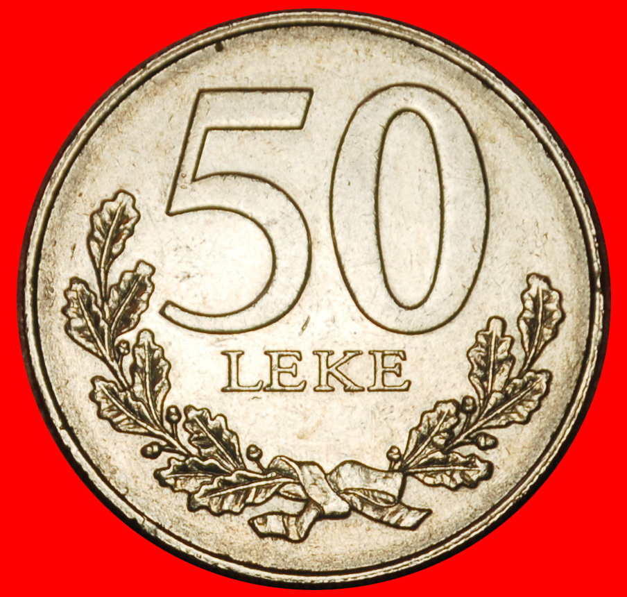  Ⰶ FRANCE ERROR (1996-2020): ALBANIA ★ 50 LEK 2000 KING GENTIUS 181-168 BCE! LOW START ★ NO RESERVE!   