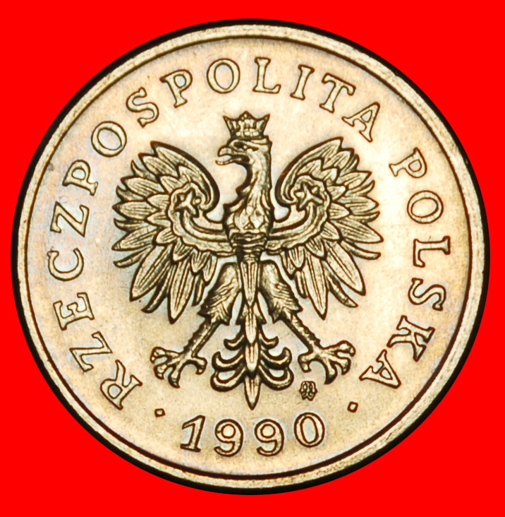  Ⰶ PRIVATE MINT (1990-2016): POLAND ★ 20 GROSZES 1990! UNC MINT LUSTRE!★LOW START ★ NO RESERVE!   