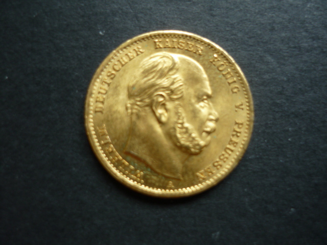  Preussen 10 Mark 1872 GOLD   