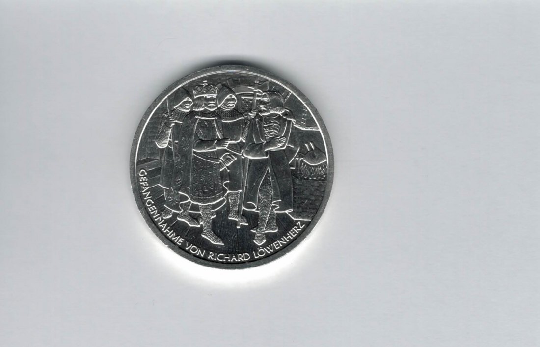  10 Euro 2009 Dürnstein Richard Löwenherz silber 925/16g Österreich Spittalgold9800 (4971/16   