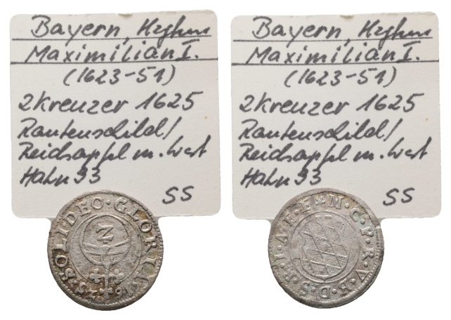  Bayern, 2 Kreuzer 1625   