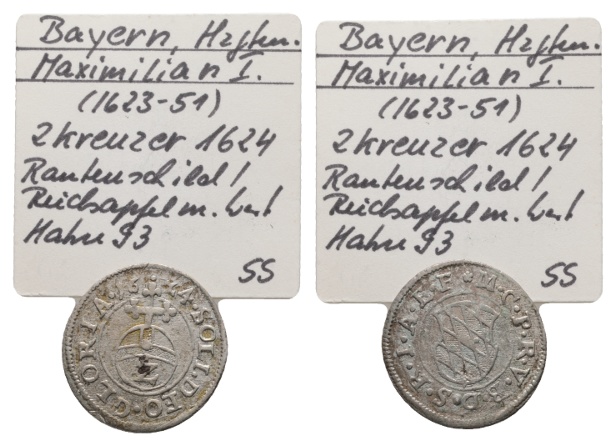  Bayern, 2 Kreuzer 1624   