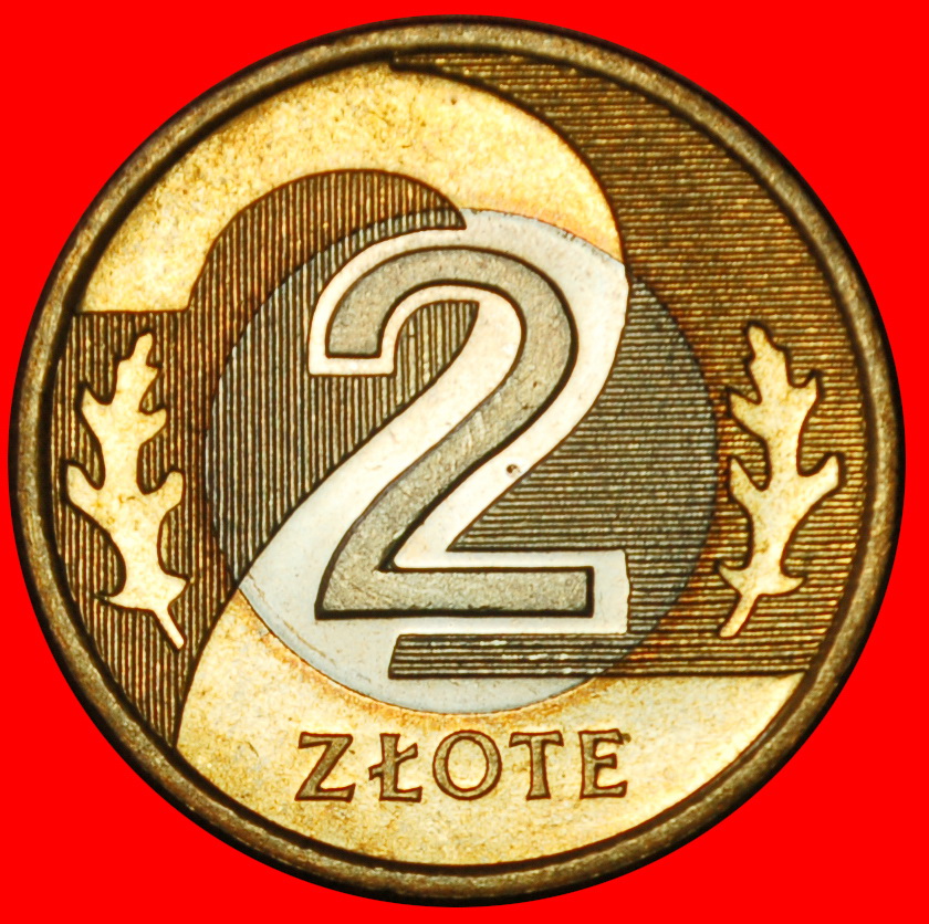  Ⰶ 2 SOLD PRIVATE MINT (1994-2024): POLAND ★ 2 ZLOTYS 1994! BI-METALLIC! UNC! LOW START ★ NO RESERVE!   