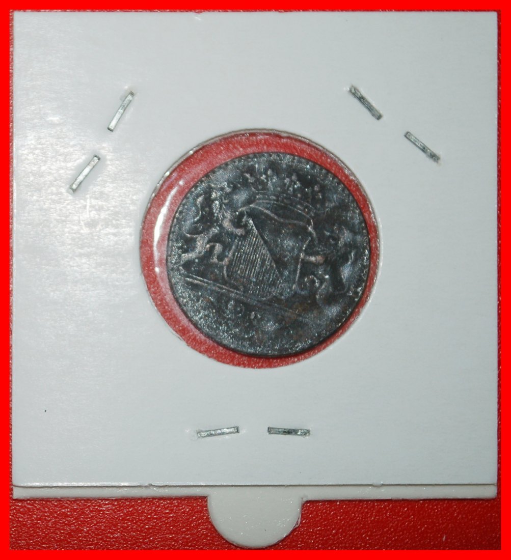  Ⰶ SHIELD (1741-1794): NETHERLANDS EAST INDIES★1 DUIT 1780 UTRECHT! IN HOLDER★LOW START ★ NO RESERVE!   