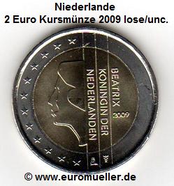 Niederlande ....2 Euro Kursmünze 2009....unc.   