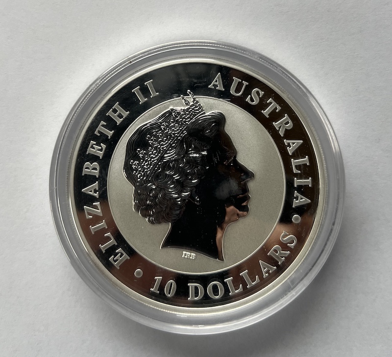  10 Oz Silbermünze Koala 2014 (311g Reinsilber)+ Kapsel   