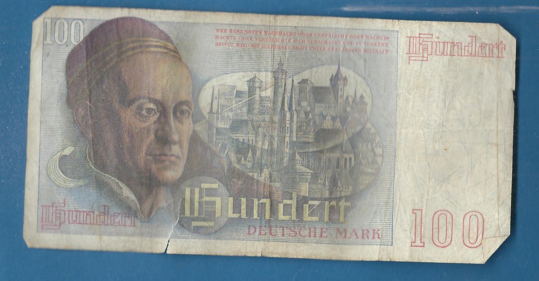  100 MARK Bank deutscher Länder 9.12.48 C.5 Münzenankauf Koblenz Frank Maurer AG189   