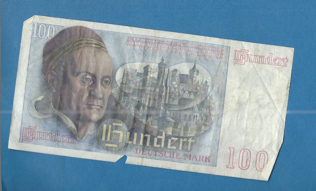  100 MARK Bank deutscher Länder Serie 1948 D43 Münzenankauf Koblenz Frank Maurer AG195   