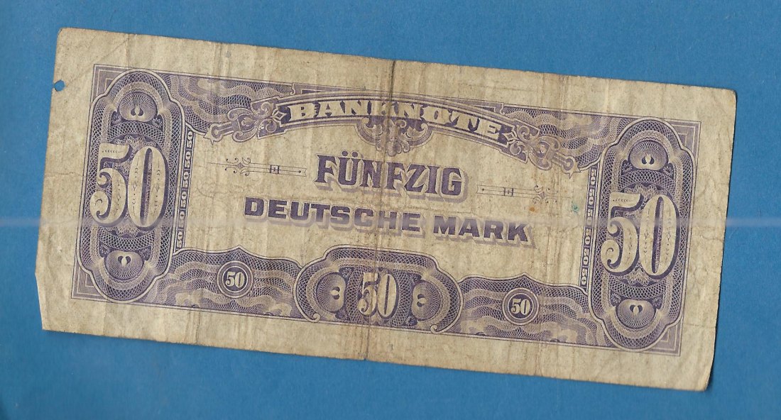  50 MARK Bank deutscher Länder Serie 1948  Münzenankauf Koblenz Frank Maurer AG196   