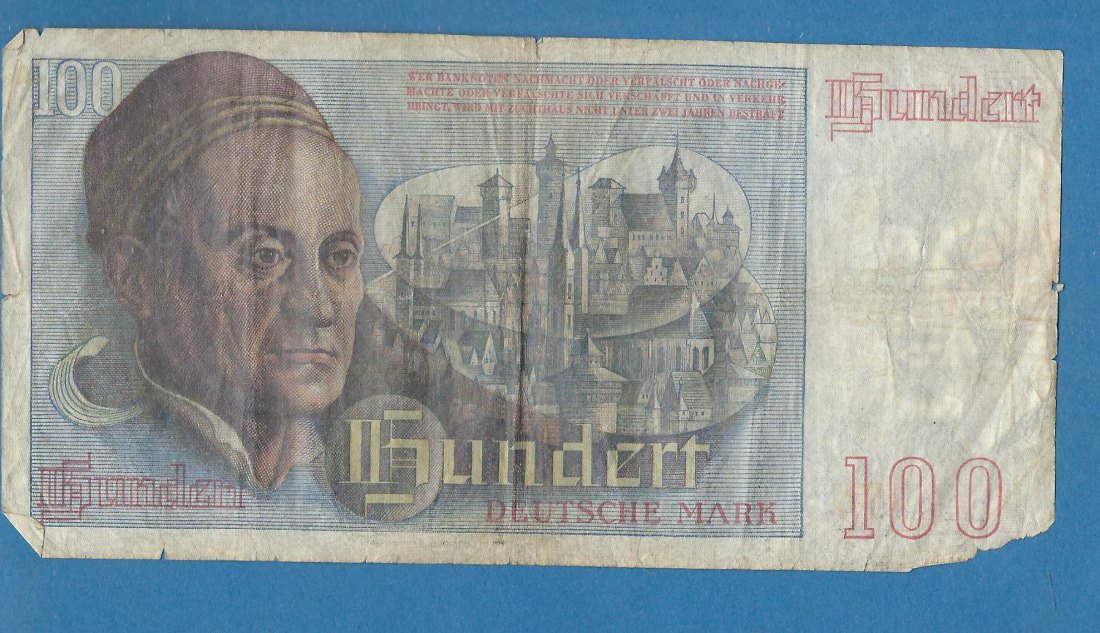  100 MARK Bank deutscher Länder Serie 1948 H.21 Münzenankauf Koblenz Frank Maurer AG198   