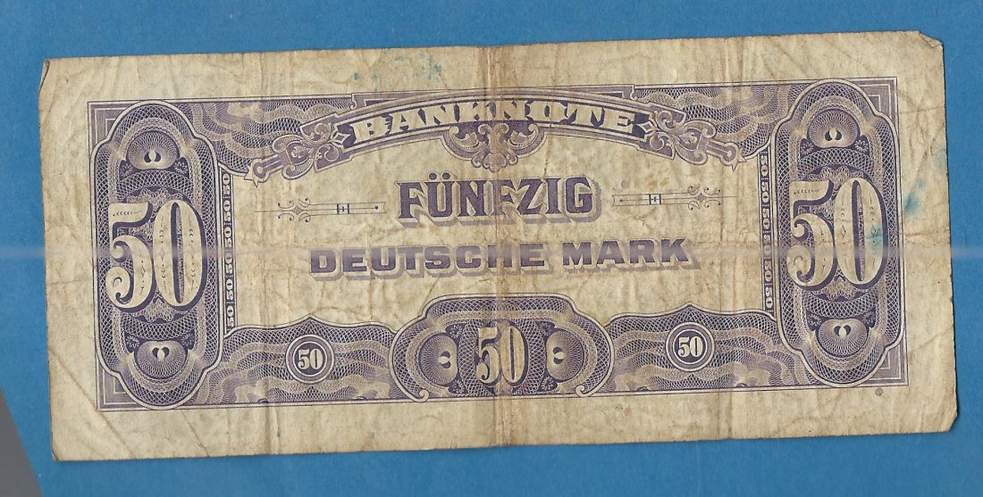  50 MARK Bank deutscher Länder Serie 1948  Münzenankauf Koblenz Frank Maurer AG199   