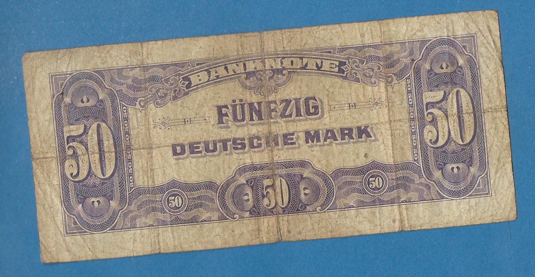  50 MARK Bank deutscher Länder Serie 1948  Münzenankauf Koblenz Frank Maurer AG201   