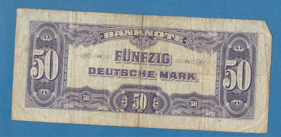  50 MARK Bank deutscher Länder Serie 1948  Münzenankauf Koblenz Frank Maurer AG203   