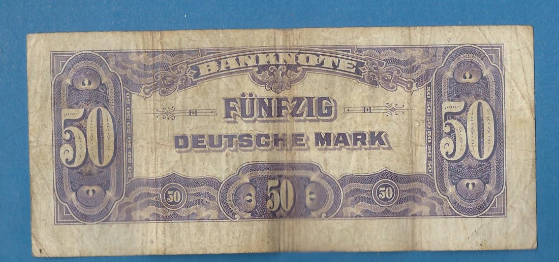  50 MARK Bank deutscher Länder Serie 1948  Münzenankauf Koblenz Frank Maurer AG204   