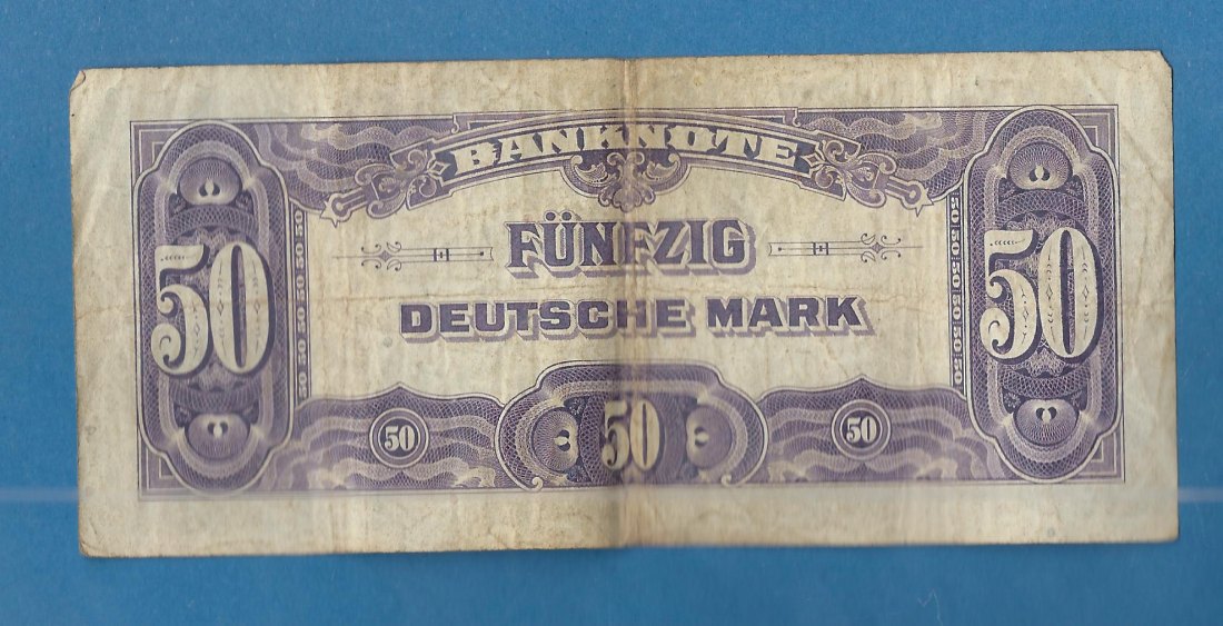  50 MARK Bank deutscher Länder Serie 1948  Münzenankauf Koblenz Frank Maurer AG207   