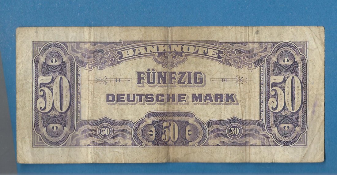  50 MARK Bank deutscher Länder Serie 1948 U35  Münzenankauf Koblenz Frank Maurer AG211   