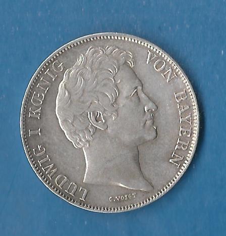  1 Gulden Bayern 1842 Münzenankauf Koblenz Frank Maurer AG223   