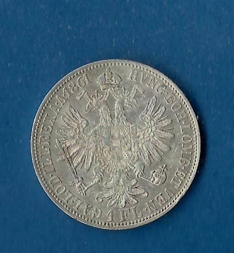  Österreich 1 Florin 1861 rare Münzenankauf Koblenz Frank Maurer AG228   